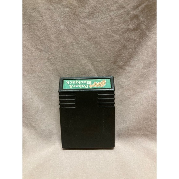 Intellivision Las Vegas Poker and Blackjack 1979 Mattel Video Game Cartridge - Picture 1 of 2